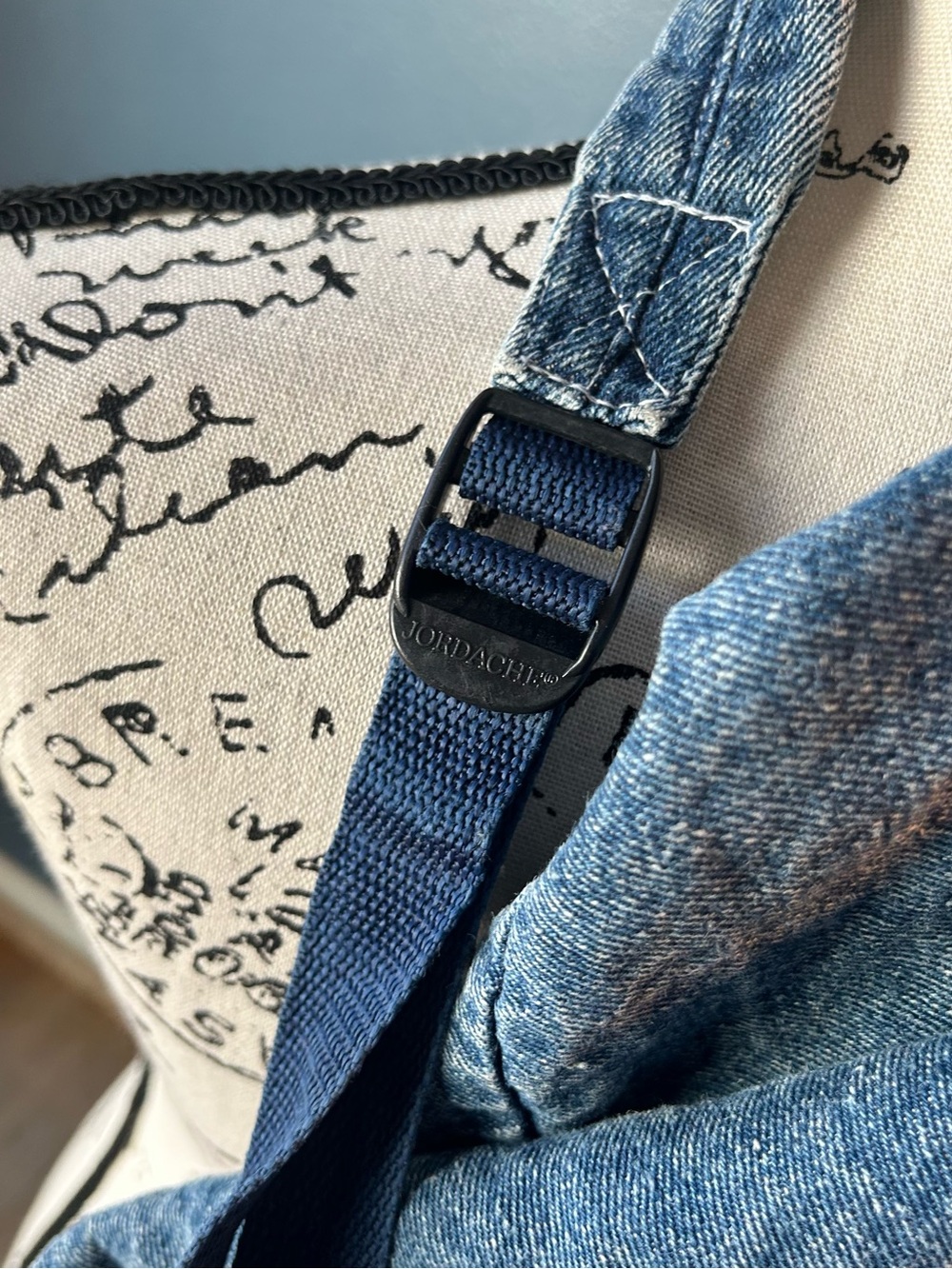 Jordache Denim Drawstring Backpack - Picture 10 of 14